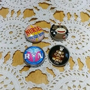 Registered Nurse Snap Buttons - Snap Chunks